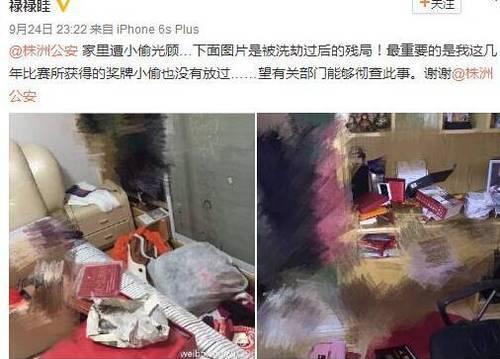 体操冠军被盗奖牌已追回 金牌因是镀金未熔化