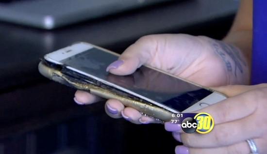 三星炸完苹果炸 又一台iPhone 6 Plus爆炸了