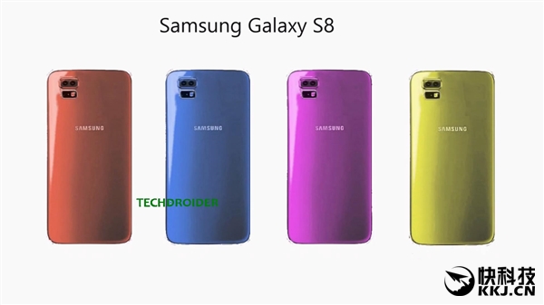 曲面屏悲剧！三星Galaxy S8概念渲染图出炉：5.5寸无边框