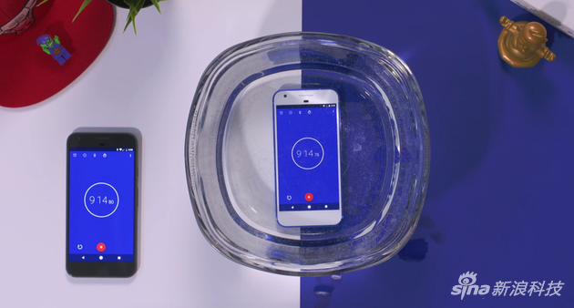 Google Pixel手机1小时防水测试