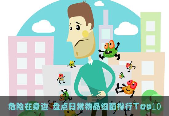 　　下面，小编就为大家呈上日常物品细菌排行榜单，一起来看看吧。