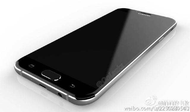 2017款三星A7渲染图曝光 这造型要把S7逼疯