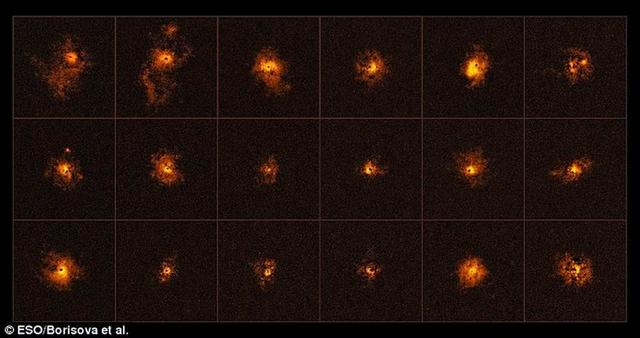 最新观测19个类星体都存在着神秘“光晕”