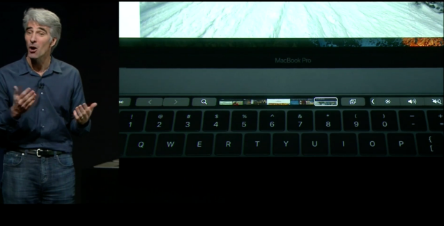 苹果新MBP触控条叫Touch Bar 功能实在丰富！