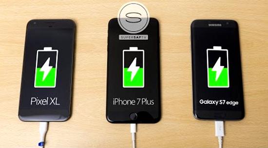 充电速度大比拼：iPhone 7、谷歌Pixel都输给了三星