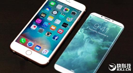 屏占比超90%！iPhone 8渲染图：完爆iPhone 7
