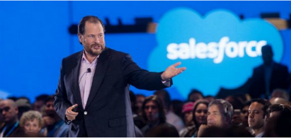 alesforce 的CEO Marc Benioff（图片来源：《商业内幕》）