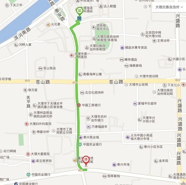大理手机一条街地图