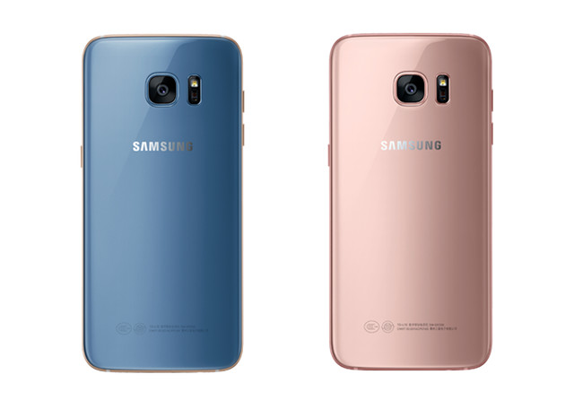 Galaxy S7 edge蓝粉配色雅致上市，再耀旗舰之姿 