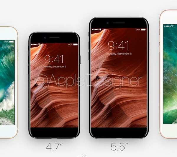 网曝iPhone 8 edge概念图：无边框/双镜头