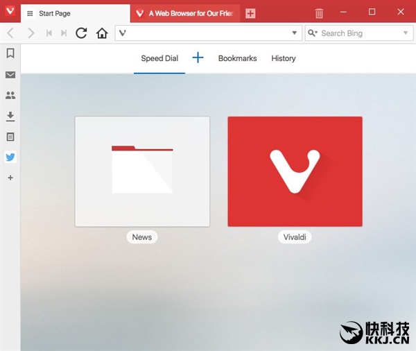 Vivaldi 1.5：全球首款可控制照明浏览器发布