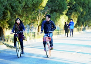 骑摩拜和ofo成为北京市民最新的出行方式。
