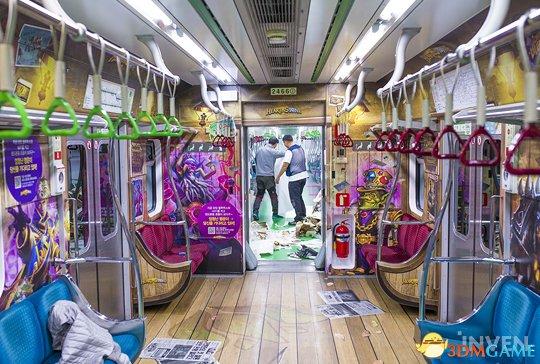 祝加基森版本上线 韩国暴雪将地铁刷成炉石主题