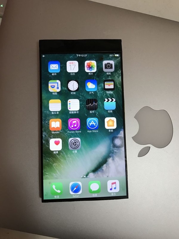 Home键被移除 网友将iPhone改装成全面屏