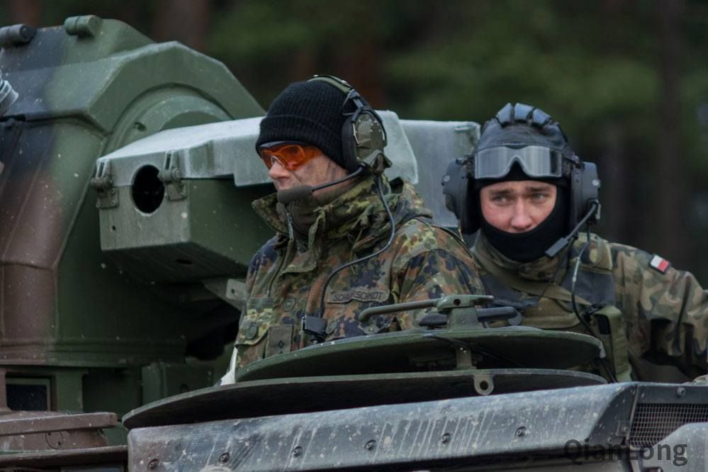 波兰德国联合演习 德军装甲车辆不容小视(4)-千