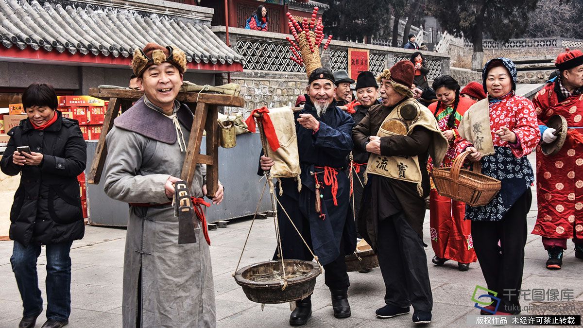 八大处庙会再现老北京吆喝声-千龙网·中国首都网