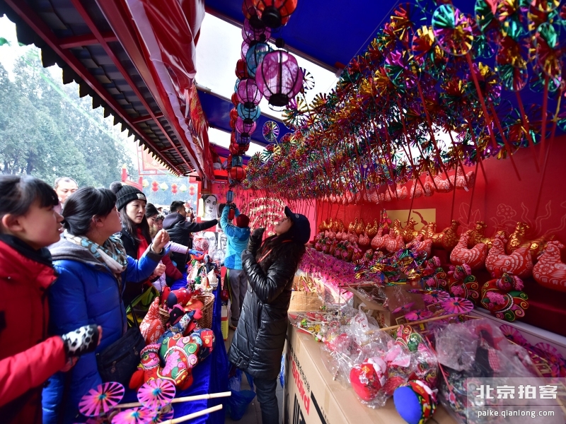 一组图告诉你2017地坛庙会有多火--千龙网·中