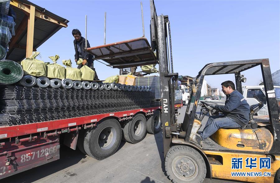 河北安平:新春物流新气象 -千龙网·中国首都网