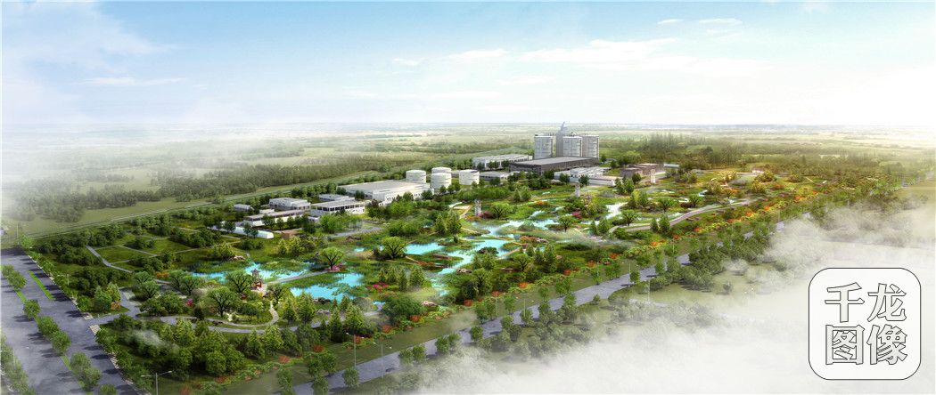 亚洲最大的全封闭式再生水厂槐房再生水厂效果图