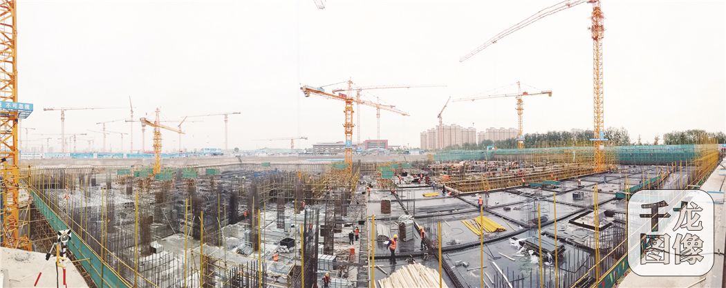 中建一局北京城市副中心项目现场施工s