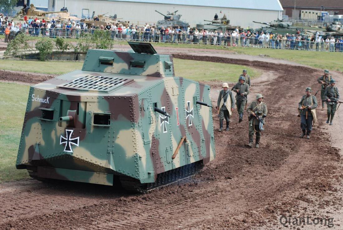这不是"谢尔曼M1":一战德军A7V坦克 曾参加人类史上首次坦克战(4)-千龙网·中国首都网