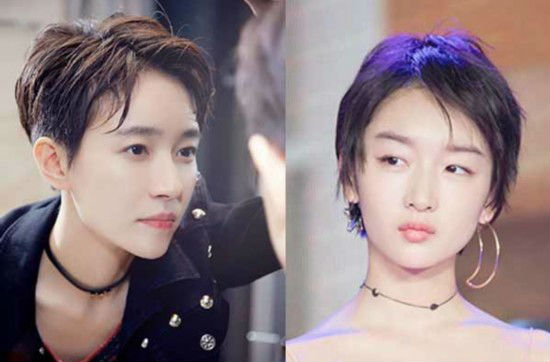 周冬雨短发vs焦俊艳撩妹发 怎么剪才不会画风跑偏--千龙网·中国首都网