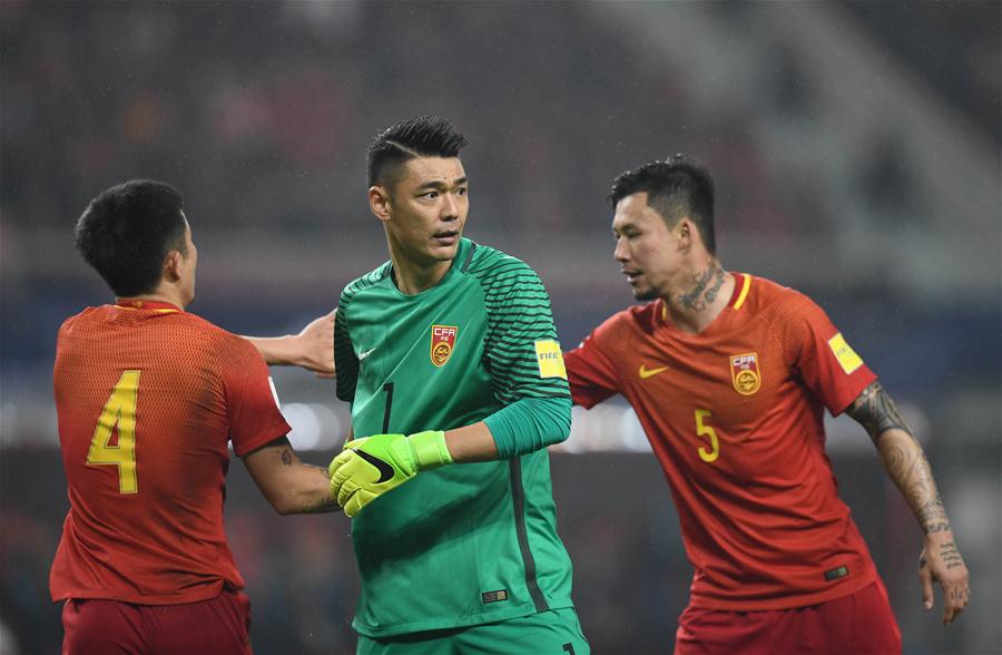 （体育）（42）足球&mdash;&mdash;世预赛：中国队战胜韩国队