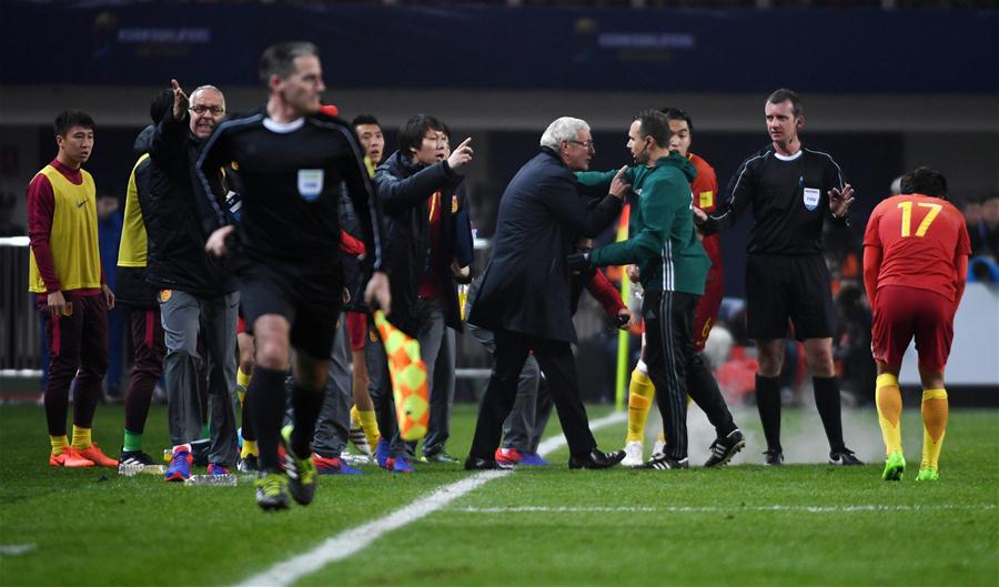 （体育）（52）足球&mdash;&mdash;世预赛：中国队战胜韩国队