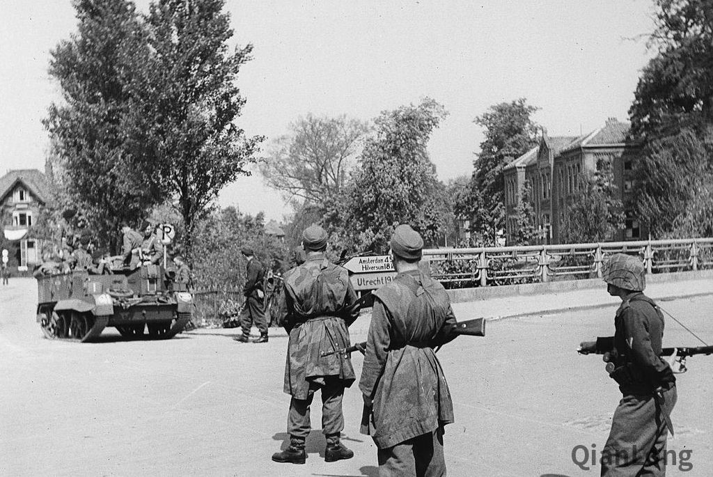 向英军投降的德国伞兵 一切都井然有序