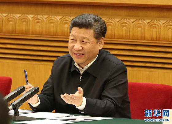 2016年4月19日，中共中央总书记、国家主席、中央军委主席、中央网络安全和信息化领导小组组长习近平在北京主持召开网络安全和信息化工作座谈会并发表重要讲话。新华社记者 马占成 摄
