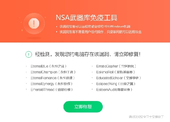 360严防NSA武器库:一个免疫工具搞定十大黑客