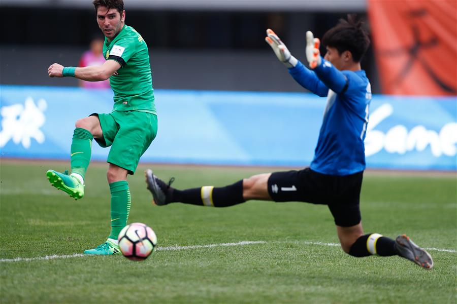 （体育）（3）足球&mdash;&mdash;足协杯：北京中赫国安胜北京人和