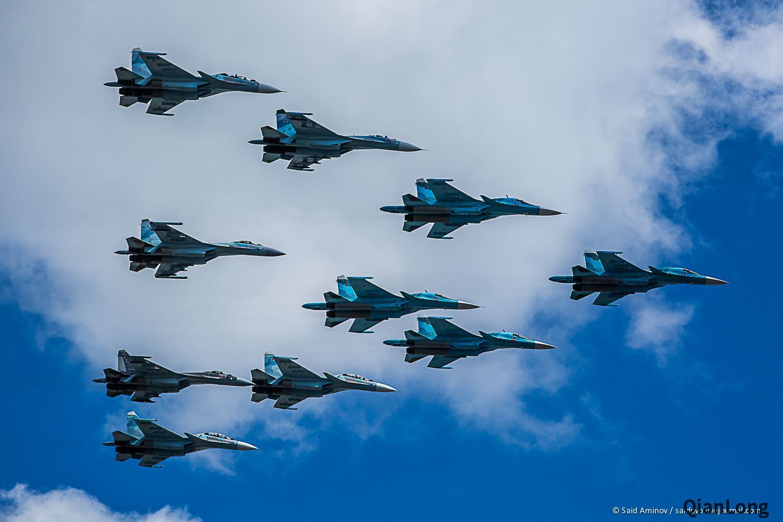 俄罗斯空天军在莫斯科上空彩排 米-26直升机打头(13)