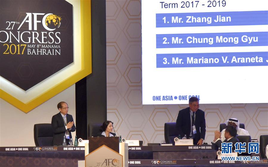 （体育）（5）中国足协常务副主席张剑当选国际足联理事