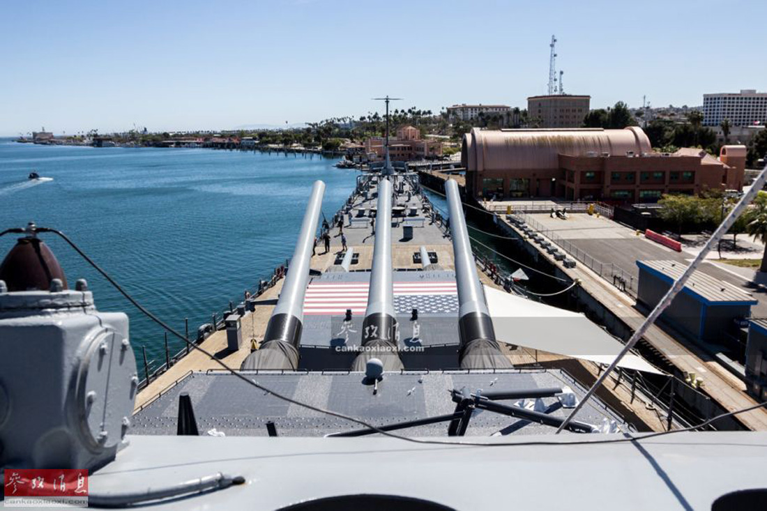 超级战舰!中国军迷参观"依阿华"号战列舰博物馆(9)-千龙网·中国首都网