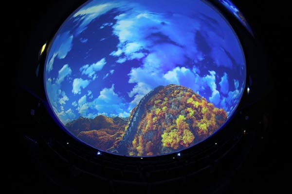 八达岭长城景区梦幻长城球幕影院开业