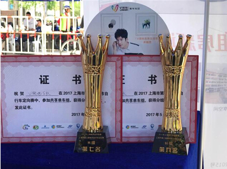 V领地助力第三届上海城市自行车定向赛-千龙网