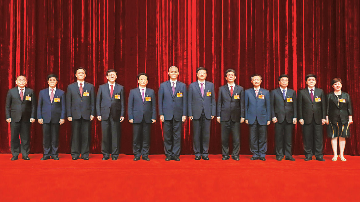 新一届北京市委常委亮相