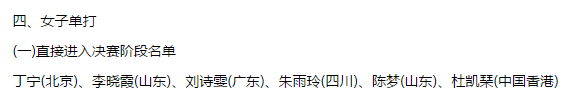 李晓霞回归全运之争生变数 国乒20年定律要破？