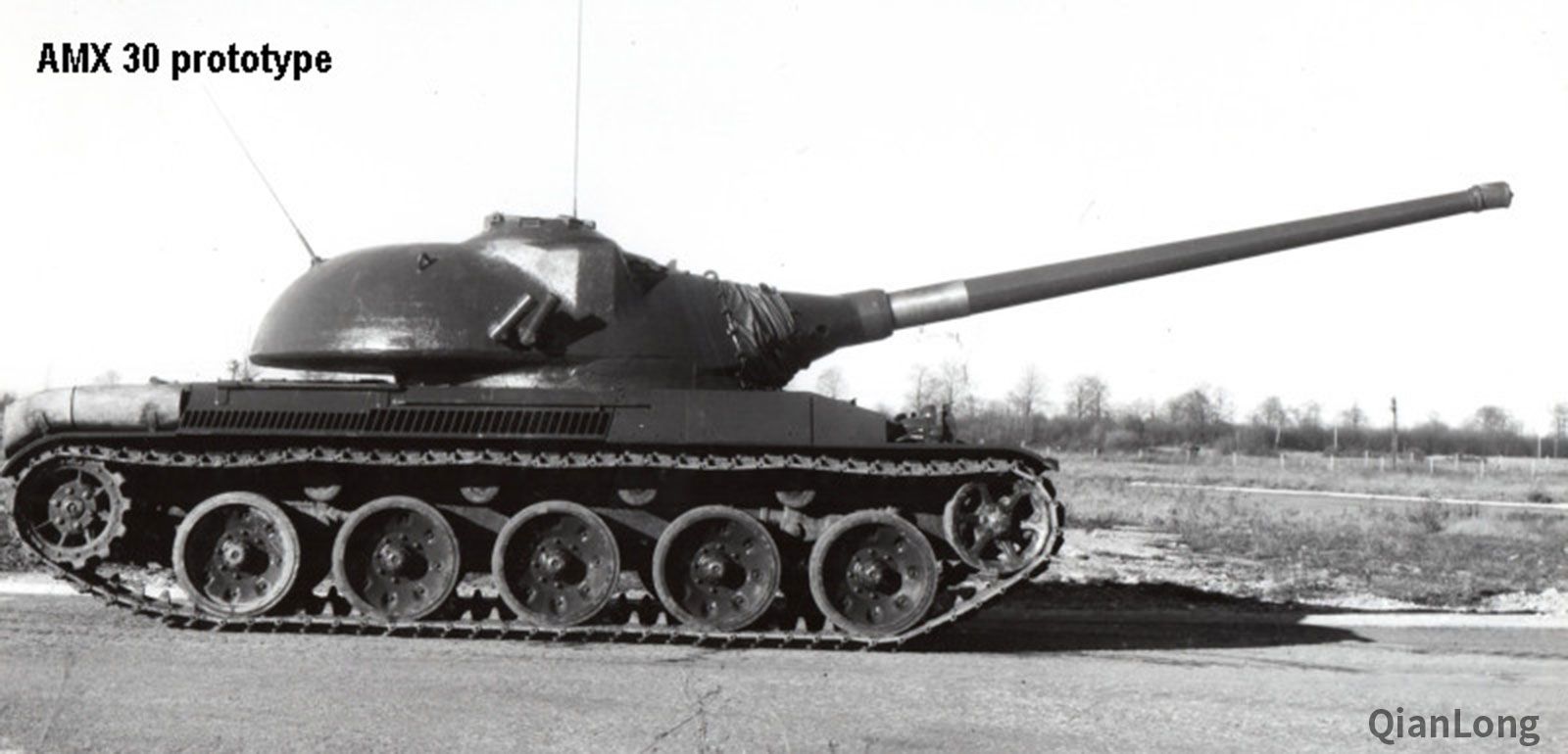 法国AMX30坦克原型车 欧洲标准坦克的直属后