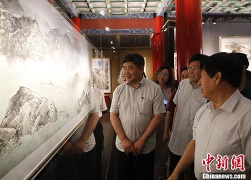 “一带一路笔墨传情——弘扬丝路精神谱写美丽篇章”展在故宫开幕