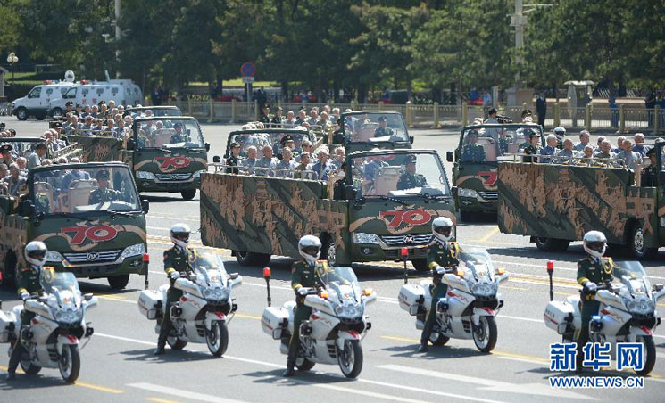 从受阅部队看新中国历次阅兵:展现国防与军队