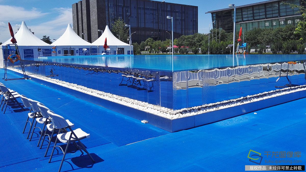 超惊艳的无边泳池北京也有了(2)-千龙网·中国