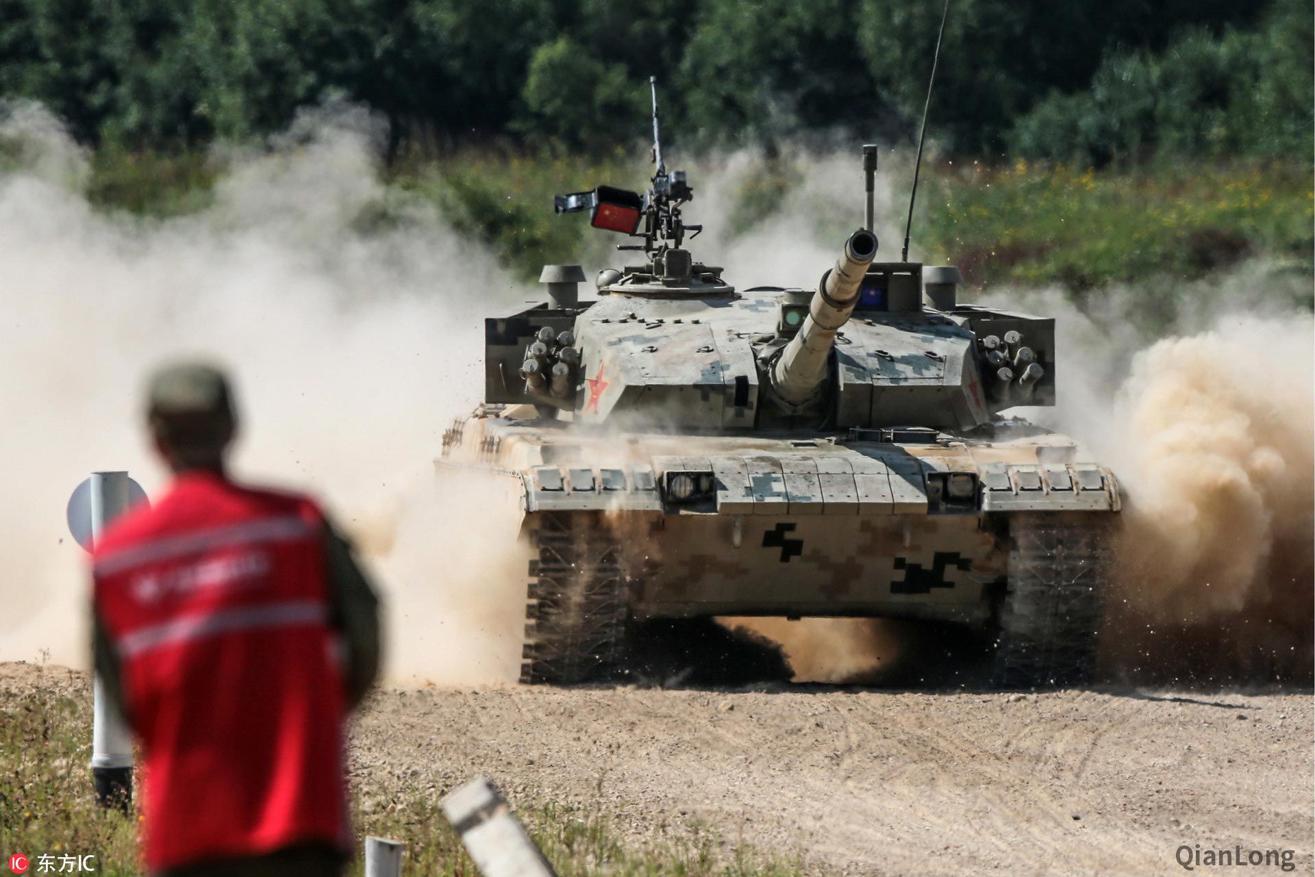 2017坦克两项半决赛中国队夺接力小组赛第一名 晋级决赛(2)