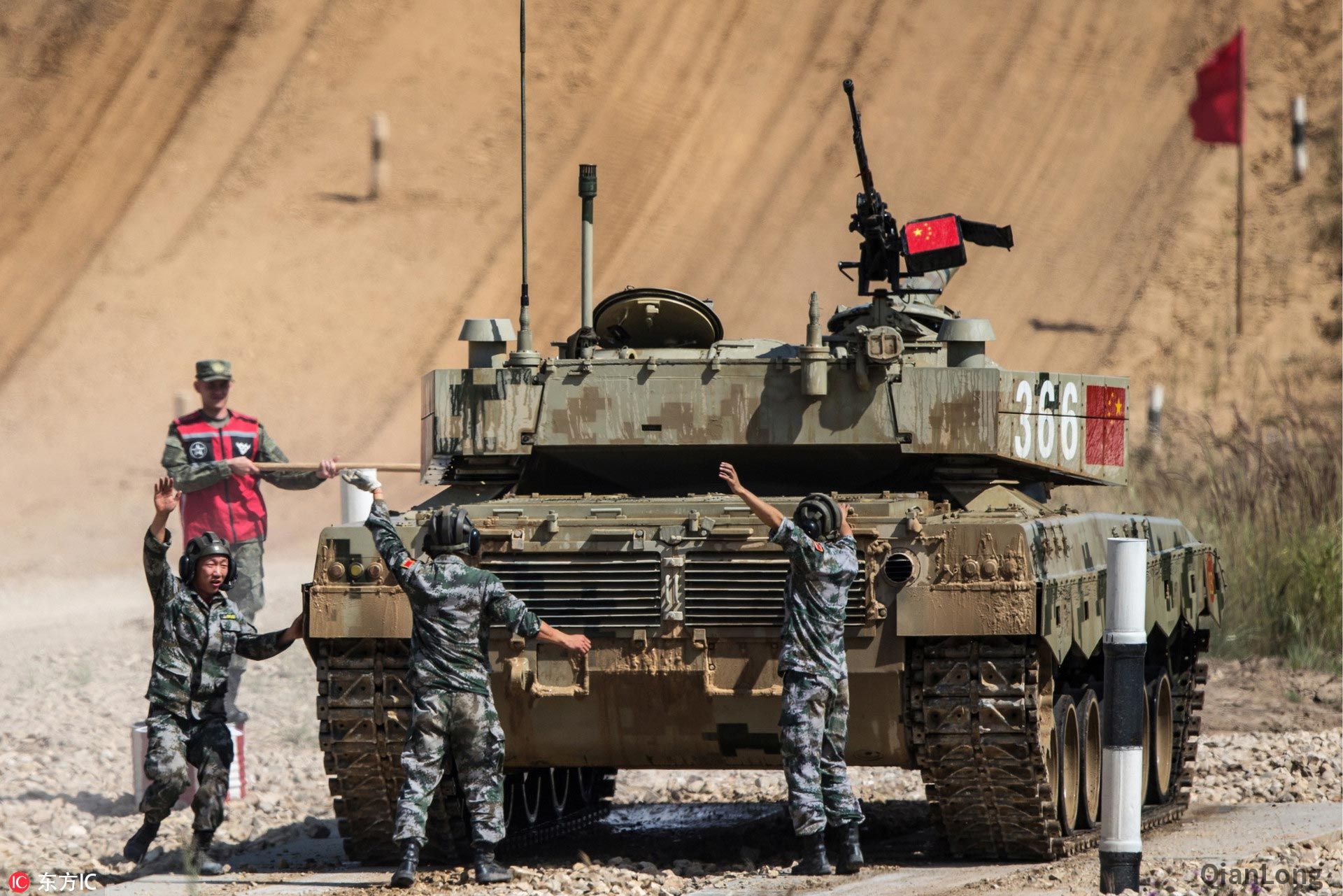 2017坦克两项半决赛中国队夺接力小组赛第一名 晋级决赛(4)