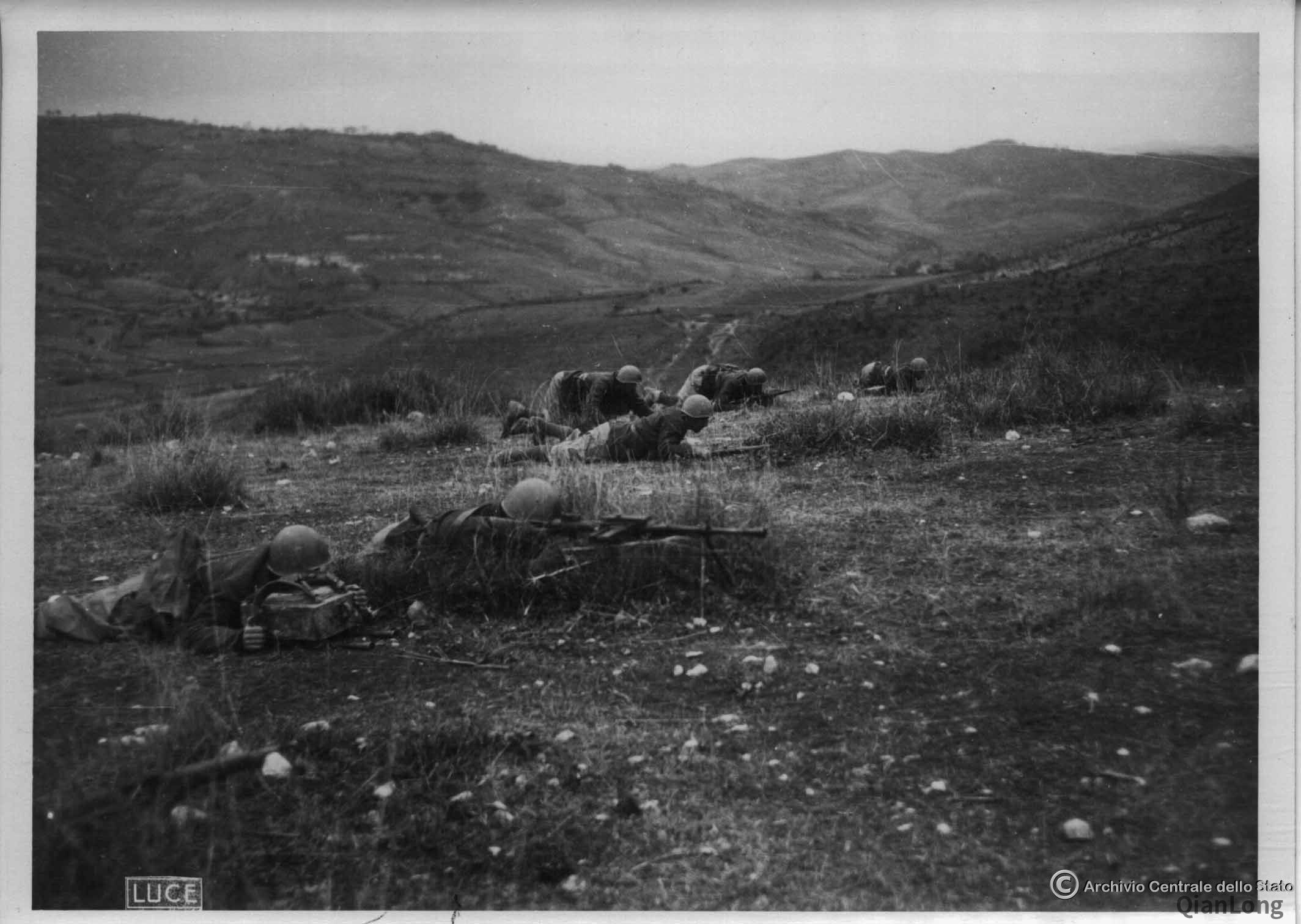 在希腊演习的意大利黑衫军 为入侵苏联做准备