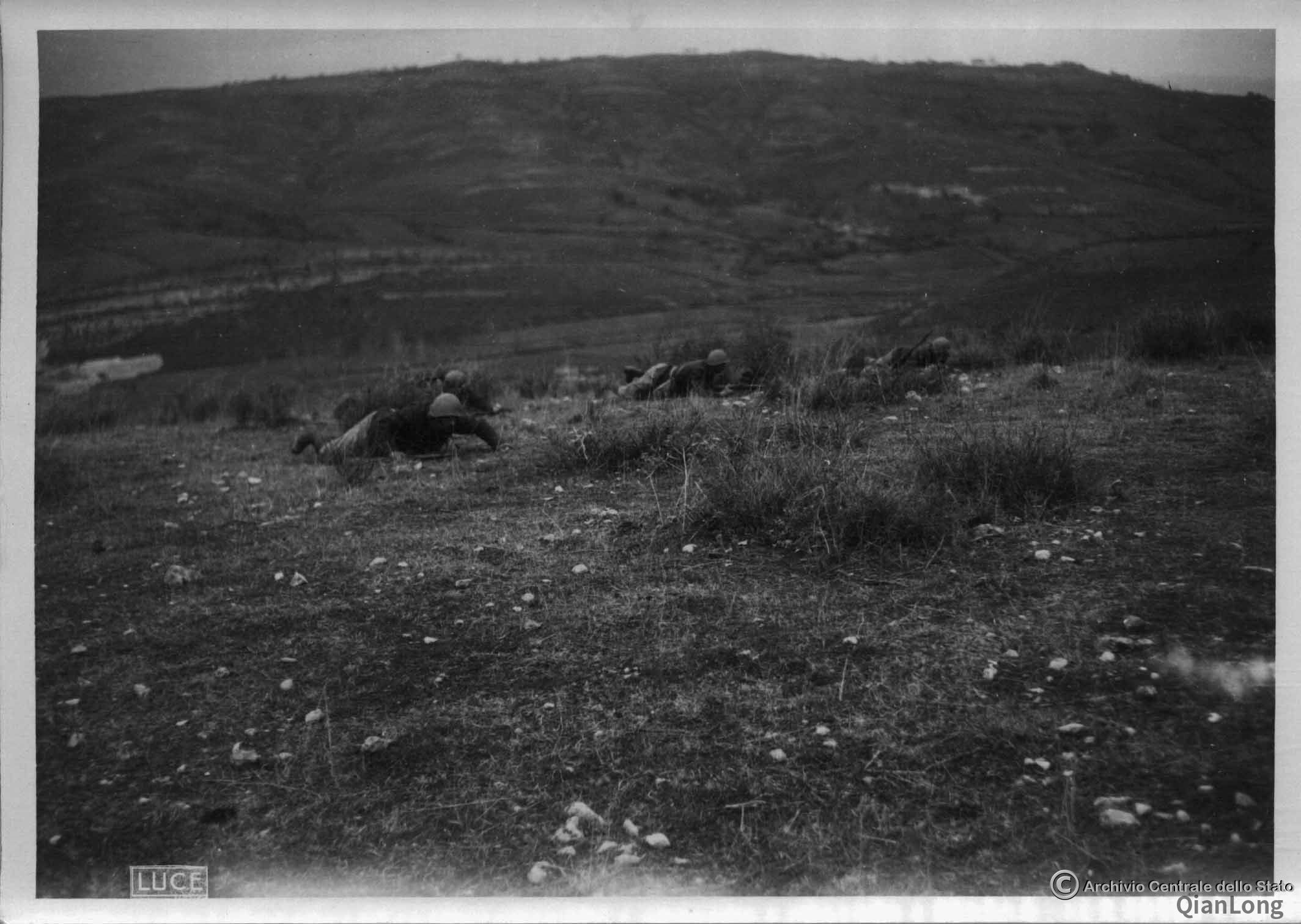 在希腊演习的意大利黑衫军 为入侵苏联做准备