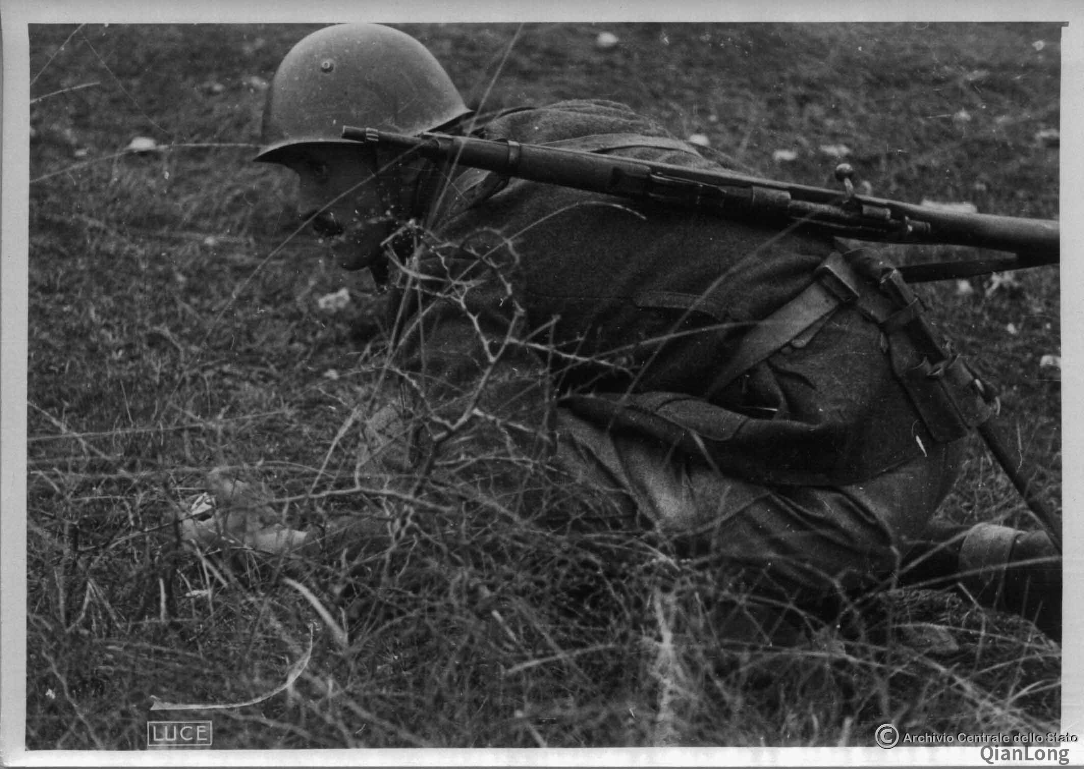 在希腊演习的意大利黑衫军 为入侵苏联做准备