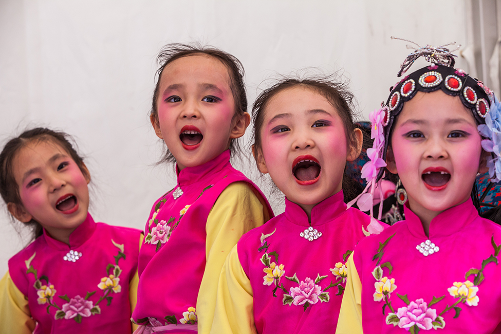 属于孩子们的戏曲文化周——玩乐、传承两不误，孩子们在传统文化体验活动中玩的很开心！