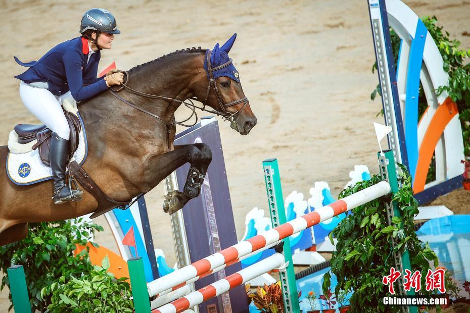 天津全运会 马术比赛拉开战幕(3)-千龙网·中国
